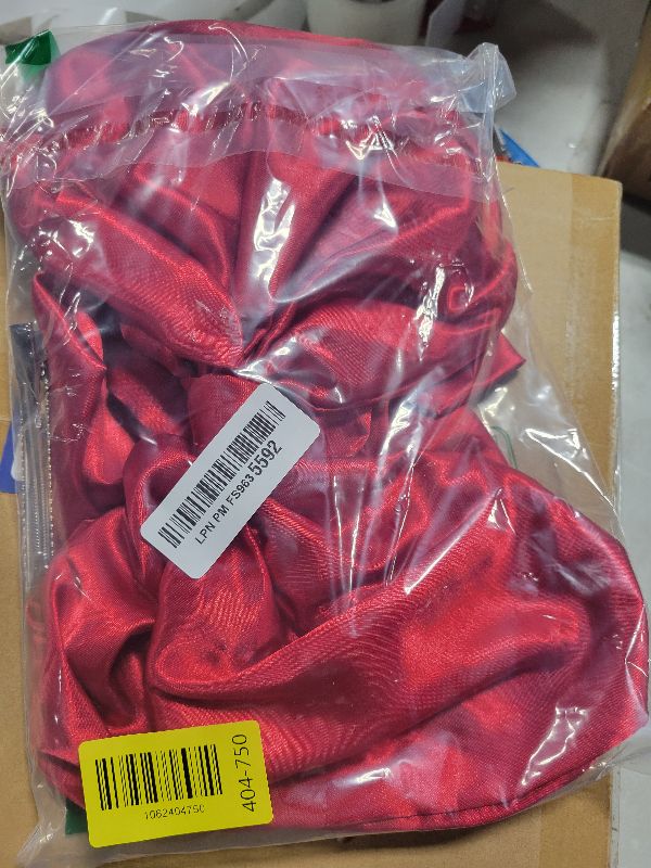 Photo 1 of 16 x 42 Inches Extra Large Christmas Satin Bows Christmas Tree Topper Decorations Xmas Tree Toppers Bows?Bows for Home Wreath Wall Backdrop Birthday Wedding Party Decorations(Deep Red)