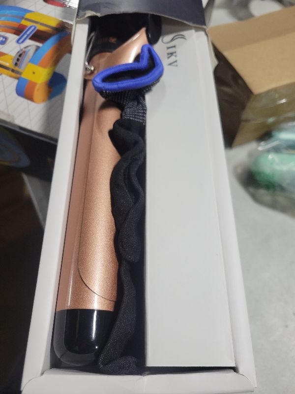 Photo 1 of 1 1/4 Inch Extra Long Barrel Curling Iron, Ceramic Tourmaline Curling Wand Professional Dual Voltage