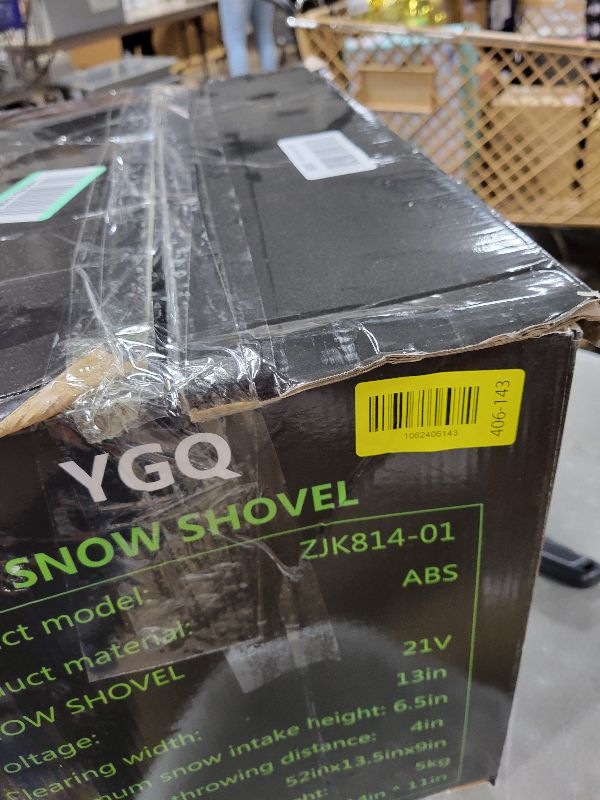 Photo 1 of 13" Cordless Snow Shovel (Apple Green)
