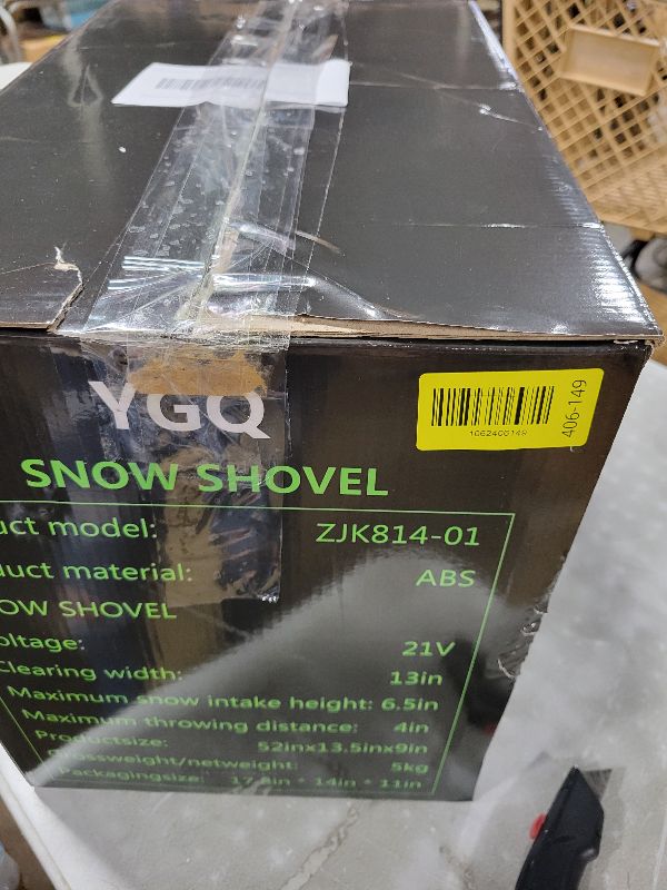 Photo 1 of 13" Cordless Snow Shovel (Apple Green)