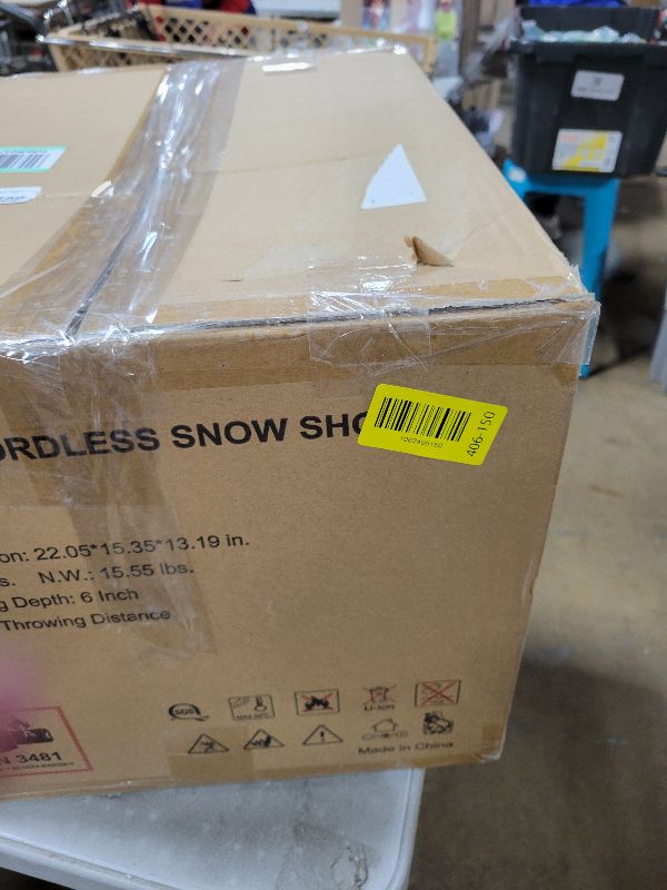 Photo 1 of 13" Cordless Snow Shovel (Apple Green)