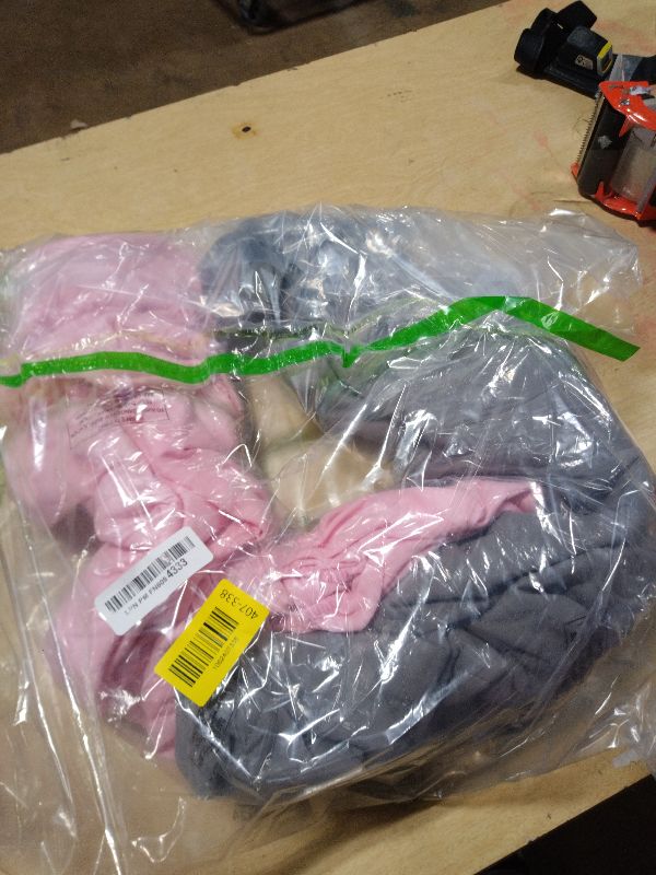 Photo 1 of 2 Pack Pack and Play Mattress Protector Sheets Fitted Waterproof Playard Mattress Pad Cover, Compatible with Graco Pack n Play & Dream On Me & Pamo Babe, Playpen/Playard Sheet, Gray&Pink, 39" x 27"