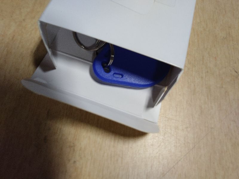 Photo 1 of 10 PCS 13.56 MHz UID Writable Rewritable Clone IC Smart Keychain, Compatible with MIFARE Classic 1K, RFID Blank Tag for Access Control Key Tag Rewritable (10 PCS)