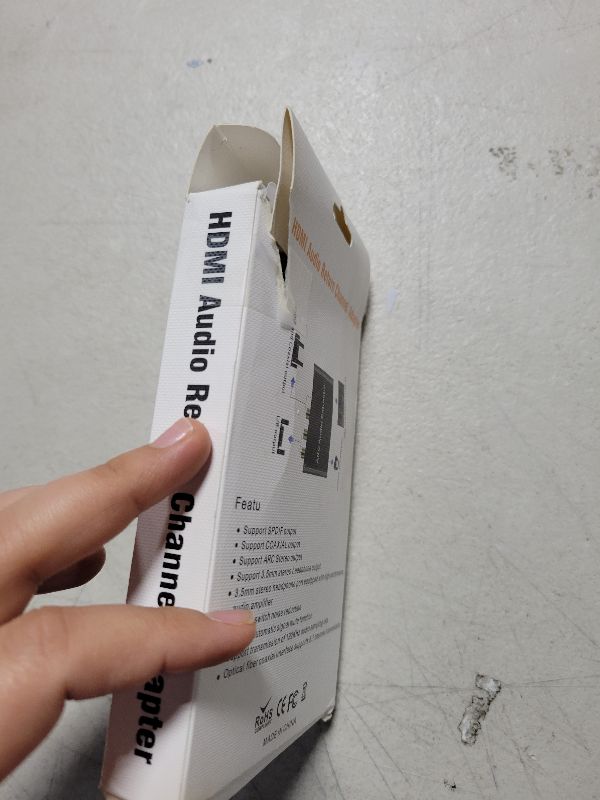 Photo 1 of 192KHz HDMI ARC Audio Extractor Adapter with Optical SPDIF, Coaxial, 3.5mm L/R, RCA Stereo, HDMI ARC to RCA Optical Audio Adapter for HDTV, Soundbar, Amplifier