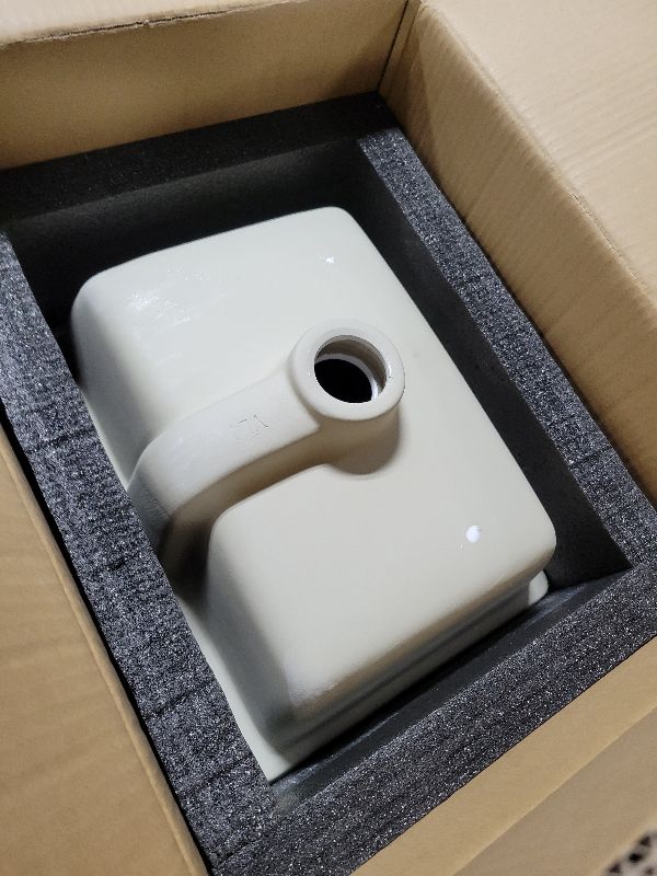 Photo 1 of 16 Inch Undermount Bathroom Sink Small Rectangle Undermount Sink White Ceramic Under Counter Bathroom Sinks with Overflow (15.70"x11.69")