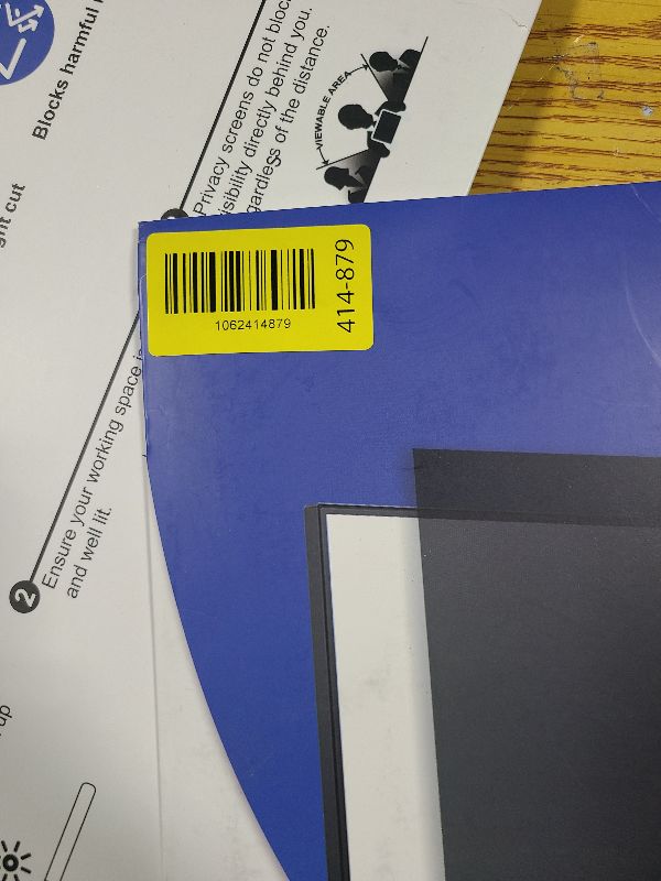 Photo 1 of [2-Pack] 27 Inch Privacy Screen for Computer Monitor 16:9 Aspect Ratio, Eye Protection Anti Blue Light Glare Shield, 27inch Removable Black Blackout Anti Spy Desktop Security Private Filter