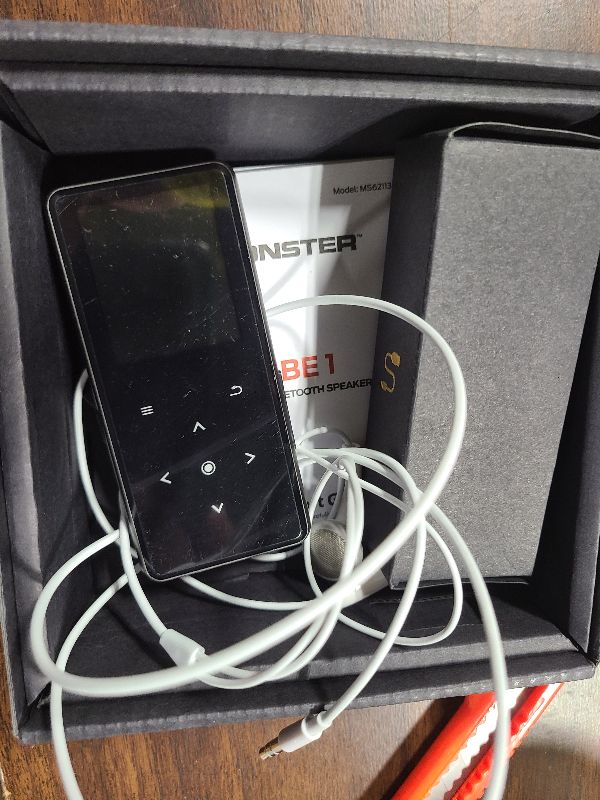 Photo 1 of 128GB MP3 Player with Bluetooth 5.2, AiMoonsa Music Player with Built-in HD Speaker, FM Radio, Voice Recorder, HiFi Sound, E-Book, Earphones Included