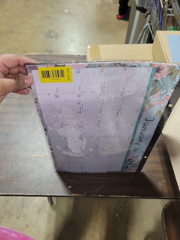 View 2 of 2026 Desk Calendar, Monthly Desk Pad Calendar, Jan 2026 - Jun 2027, Large Size 17"x12" Table Planner with Protect Paper, Stickers, Office Supplies and Desk Accessories for Women