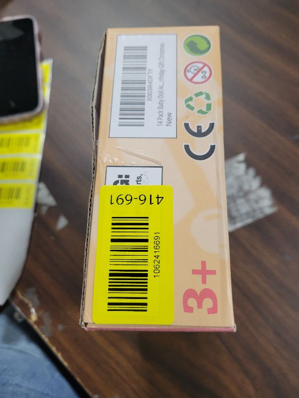 Photo 1 of 14 Pack Baby Doll Accessories, Baby Doll Feeding and Caring Set Includes Diaper Bag, Doll Diapers, Magic Bottle, Changing Mat for Girl Toddler Kid, Babies Pretend Play Set for Birthday Gift Christmas