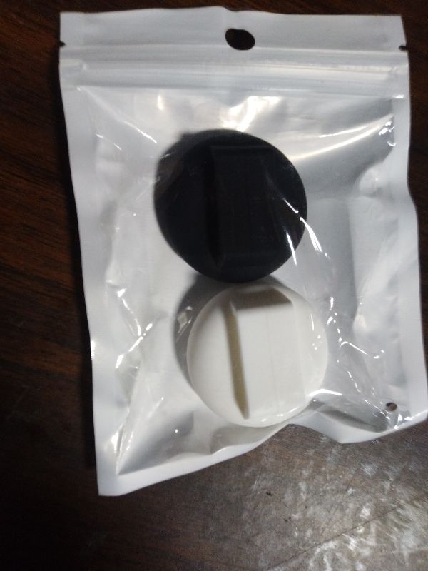 Photo 1 of [2 Pack] Princess Cruise Medallion Watch Adapters Holder for Carnival Medallion (2024, 2025,2026),Silicone Accessory Fits Watch Wristbands, Also for Apple AirTag Cat Collar Holder, Black/White