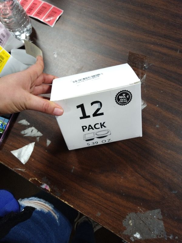 Photo 1 of 12 Sets Reusable Snack Containers Double Compartment Snackle Box Container with Lids - Leak-Proof BPA-Free Food Storage, Condiments Portion Control Dip Cups for Kids School Lunches, Meal Prep, Takeout