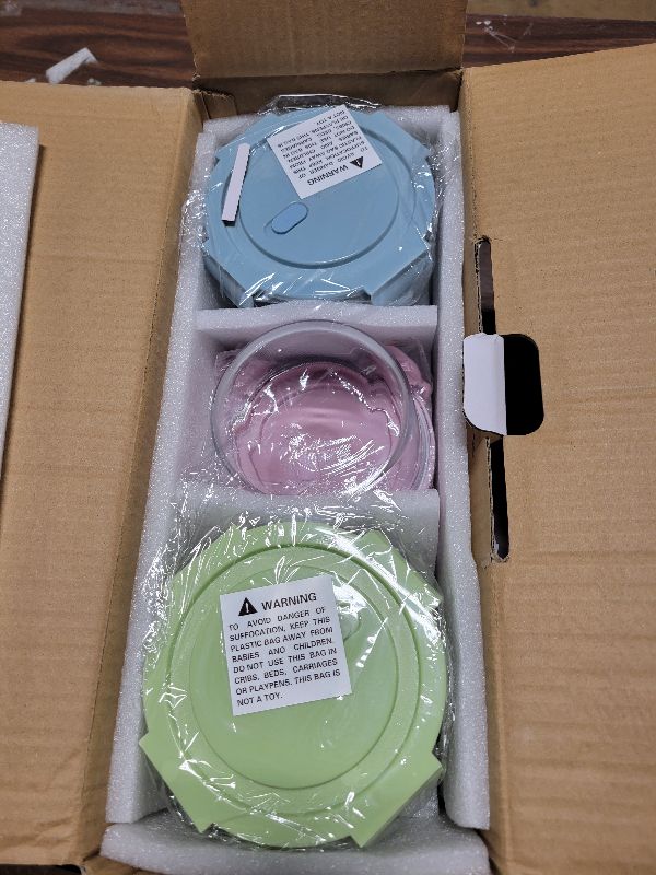 Photo 1 of 16oz Glass Meal Prep Containers with Lids, Airtight 2 Cup Glass Food Storage Containers Set, Heat-Resistant BPA-Free Container for Soup, Leftovers, Microwave, Oven, Dishwasher & Freezer Safe (6 Packs)