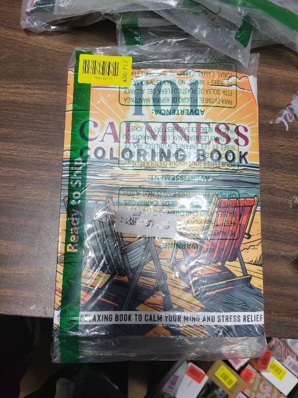 Photo 1 of 101 CALMNESS: Adult Coloring Book — Relaxing Book to Calm your Mind and Stress Relief — Beautiful Designs of Animals, Landscape, Beach, House, Birds, Flowers, and more