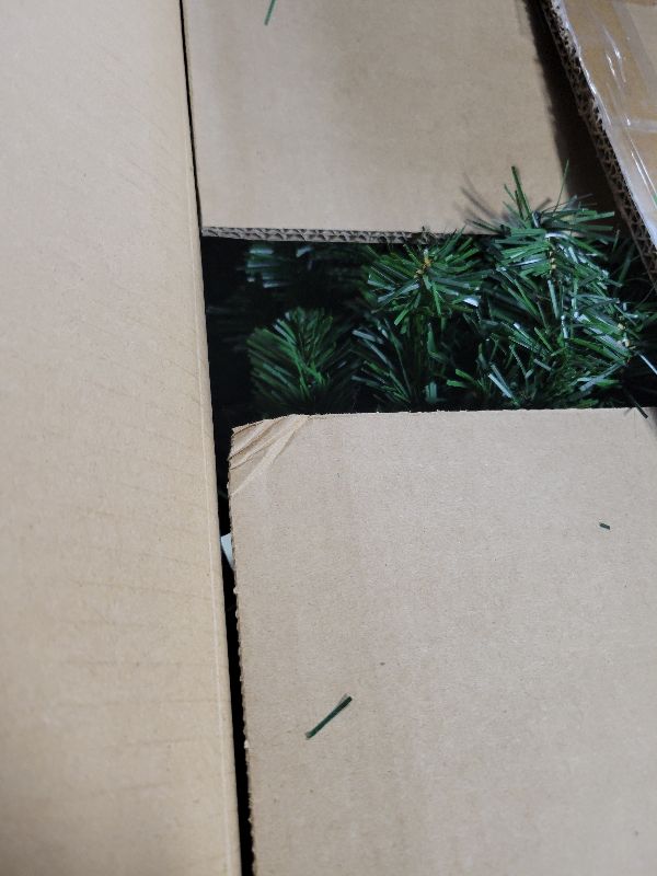 View 2 of 16 Inch Artificial Windsor Pine Wreaths Set of 6 - Christmas Wreath Set for Windows, Doors and Decor