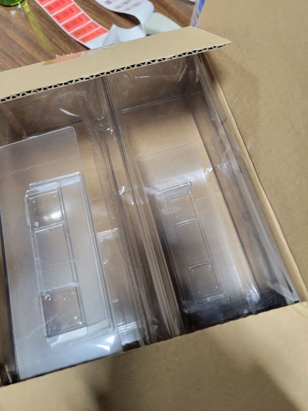 Photo 1 of 2 Pack Spice Rack, Spice Organization for Cabinet, Storage Organizer Bins, Clear Plastic Seasoning Jars Rack Condiment Bottles Shelf Makeup Organizer for Kitchen Cabinet Doors Pantry RV Organization