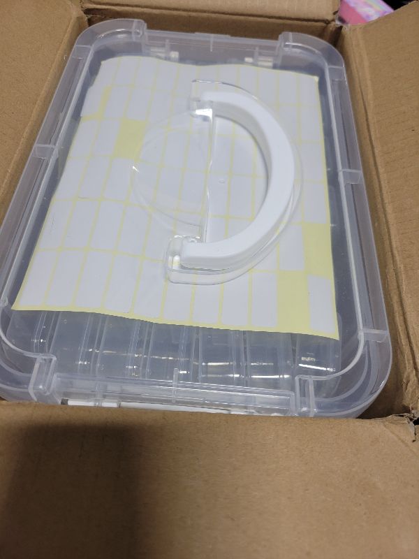 Photo 1 of 131pcs Bead Storage Container,4Tier-Bead Organizer Boxes And Craft Storage Boxes, Storage Stackable portable box,DIY Jewelry Craft Nails, Bracelets, Jewelry, Diamonds, Pens, (4Tier)