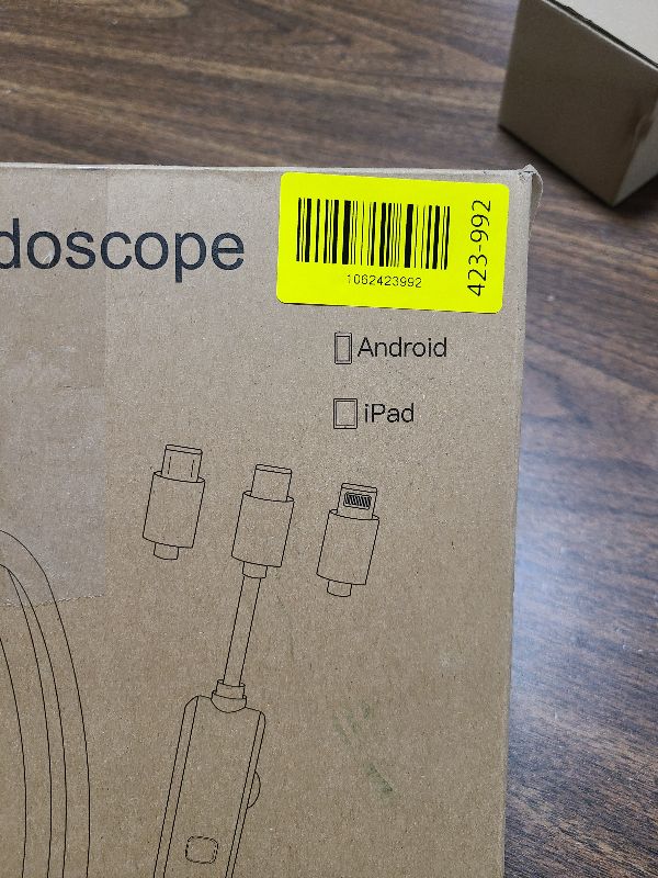 Photo 1 of [Dual-Lens] Endoscope Camera with Light,1920P HD Borescope with 8+1 Adjustable LED Lights, IP67 Waterproof Endoscope with Semi-Rigid Snake Cable, Inspection Borescope for iOS and Android-16.4ft