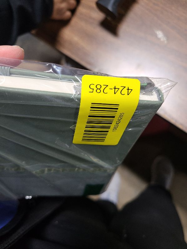 Photo 1 of 2026 Pocket Calendar for Purse - 4.3" x 6" A6 Small Mini Weekly and Monthly Planner, Jan-Dec 2026, 100GSM Thick Paper, Leather Hardcover, Colorful Tabs, Notes, Pen Loop, Back Pocket, Light Green