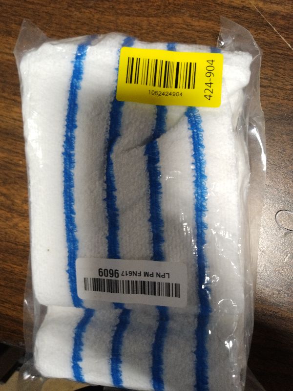 Photo 1 of 10 Pack Microfiber Disposable Mop Pads for All 16-18'' Hook & Loop System Mop - Wet Dry Cleaning Replacement Mopping Pad Compatible with Bona,Rubbermaid,Turbo,Norwex