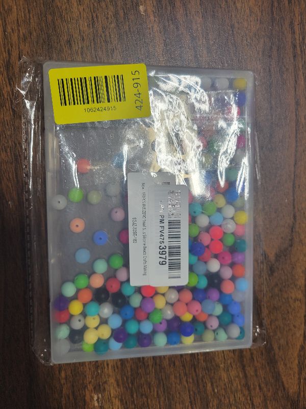 Photo 1 of 180PCS FIVEIZERO Small Silicone Beads, 30 Colors 9mm Focal Bead Rubber Round Bead Mixed Color Silicone Beads Bulk for DIY and Keychain Accessories Crafts Making