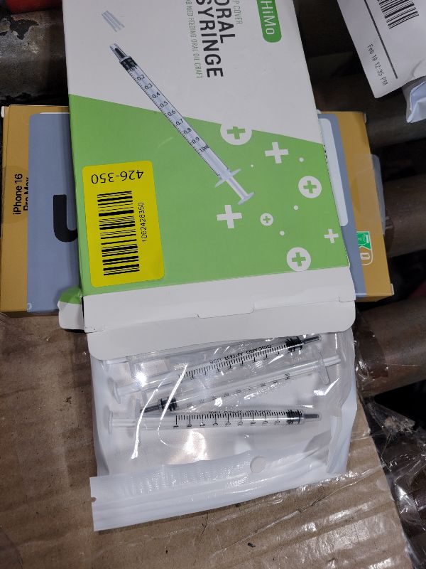 Photo 1 of 20 Pack 1ml Syringe with Cap for Liquid, 1cc Plastic Small Syringes with Cover, Non-Sterile, No Needle