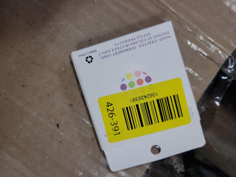 Photo 1 of 1/2 Inch Round Color Coding Labels (500 Black Dots) - Self-Adhesive Dot Stickers for File Folders, Shipping, Inventory Organization - Bright Color Dots