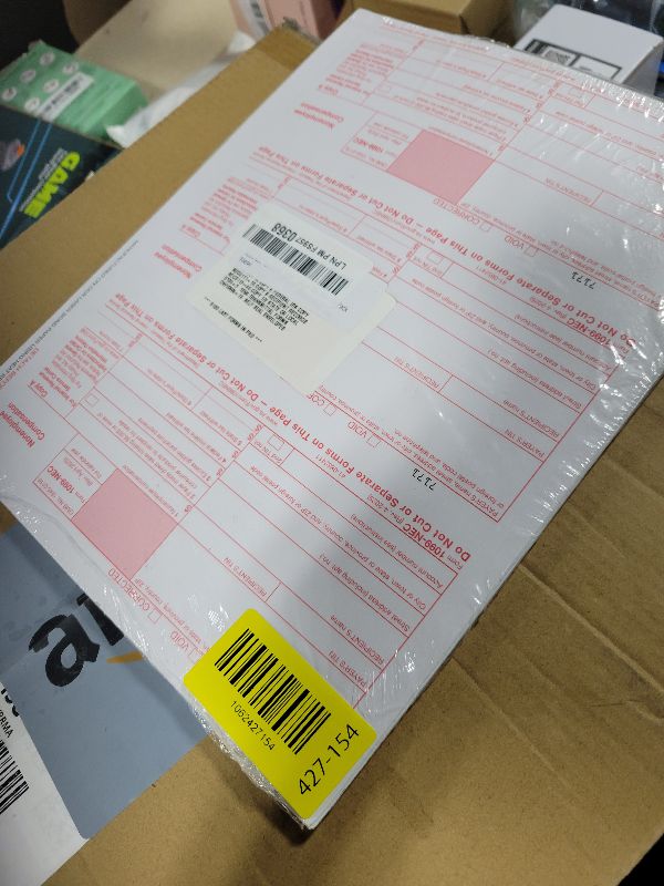 Photo 1 of 1099 NEC Tax Forms 2025 with Envelopes, 4 Part 15 Pack Tax Forms Kit and 15 Self-Seal Envelopes –Great for QuickBooks and Accounting Software, Value Pack for Business - Made in The USA - 15-Pack
