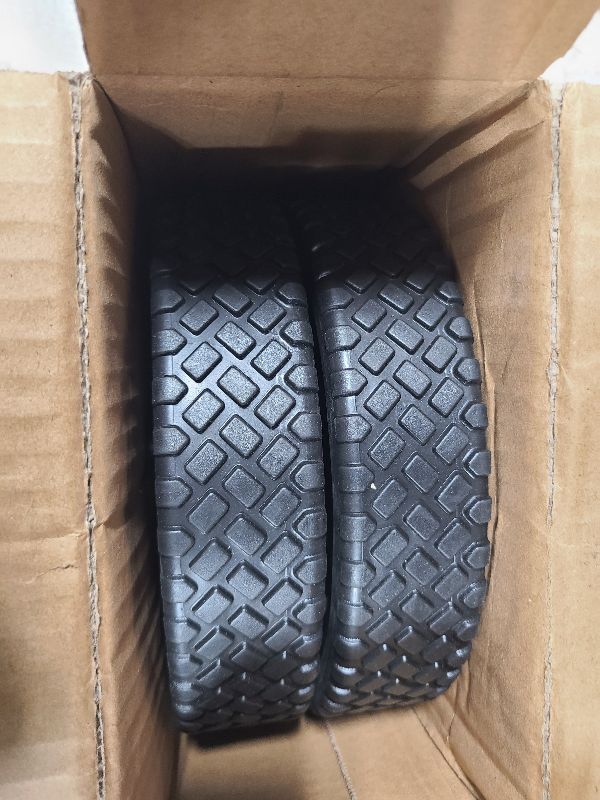 Photo 1 of (2-pack) 8-Inch Lawn Mower Wheels Fits Most Standard push Lawn Mowers With Inner And Outer Bearings - Includes Bolts, Nuts (Also available in 6~14-inch wheels)