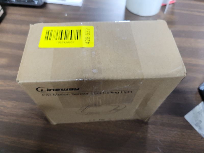 Photo 1 of 2 Pack Battery Operated Ceiling Light Motion Sensor Shower Light, Wireless Closet Lights 6000K LED Bathroom Shower Lamp, Motion Activated Ceiling Lamp for Bathroom Closet Cabinet(Battery Not Included)