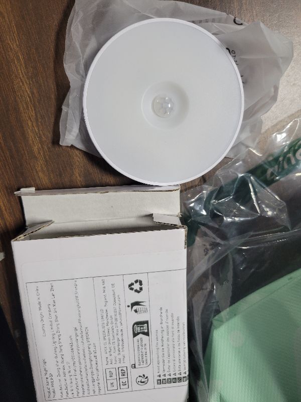 Photo 1 of 16 LEDs Under Cabinet Lights [with Remote], 3 Pack Wireless Motion Sensor Rechargeable Light Puck Light, 3 Color Temps Dimmable 3000-6000K, Closet Lights for Cabinet, Closet, Kitchen, Hallway, Stairs