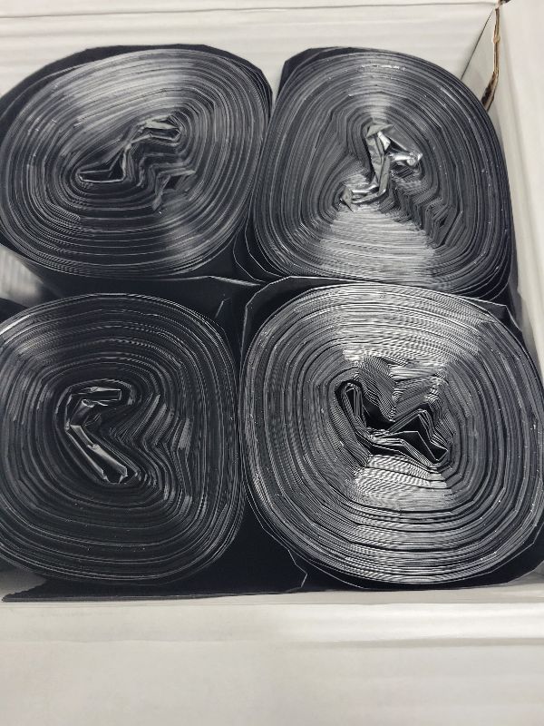 Photo 1 of 100 Count 55-60 Gallon Trash Bags, Sturdy & Tear-Resistant Commercial Can Liners 55 Gallon, Large Garbage Bags, Large Black Trash Bags for Commercial, Lawn and Leaf Bags