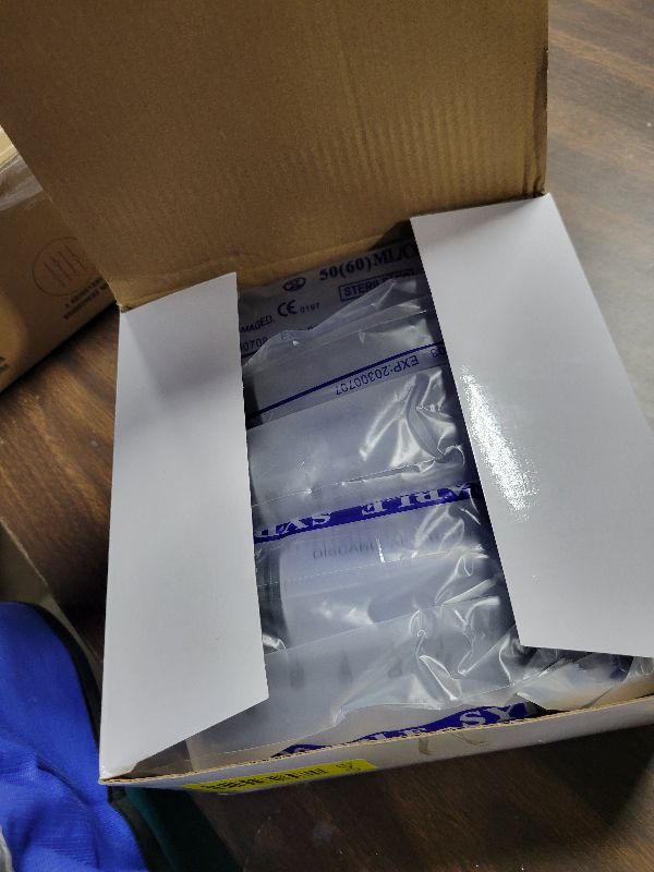 Photo 1 of 12Pack 60ml Syringe for Liquid - Large Plastic Syringes Without Needle for Food Thick Liquids and Irrigation Water, Lip Gloss Filling, Feeding Dogs Meds, Measuring ( 12 Pack 60 ml / cc )