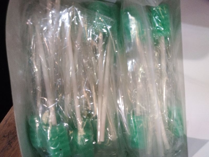 Photo 1 of (50 Pack) Disposable Oral Swabs, Sterile Dental Sponge Swabsticks Unflavored for Mouth & Gum Cleaning
