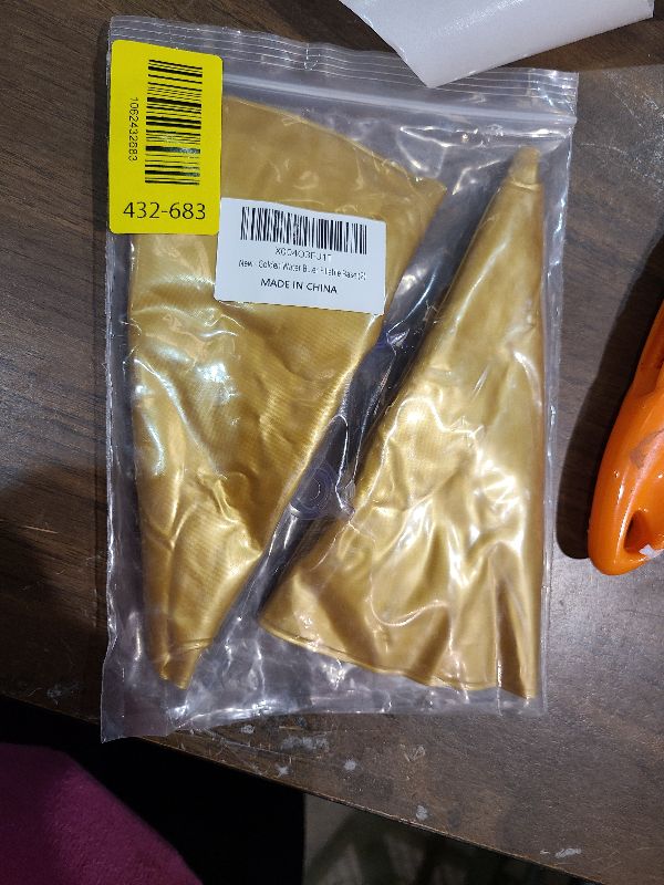 Photo 1 of 2 Pcs Golden Water Bag for Arch Stands Base, Balloon Arch Base Weights, Heavy Weight Water Bag for Wedding Birthday Party Arch Backdrop Stand, Metal Arch Frame, Thickened Water Fillable Base