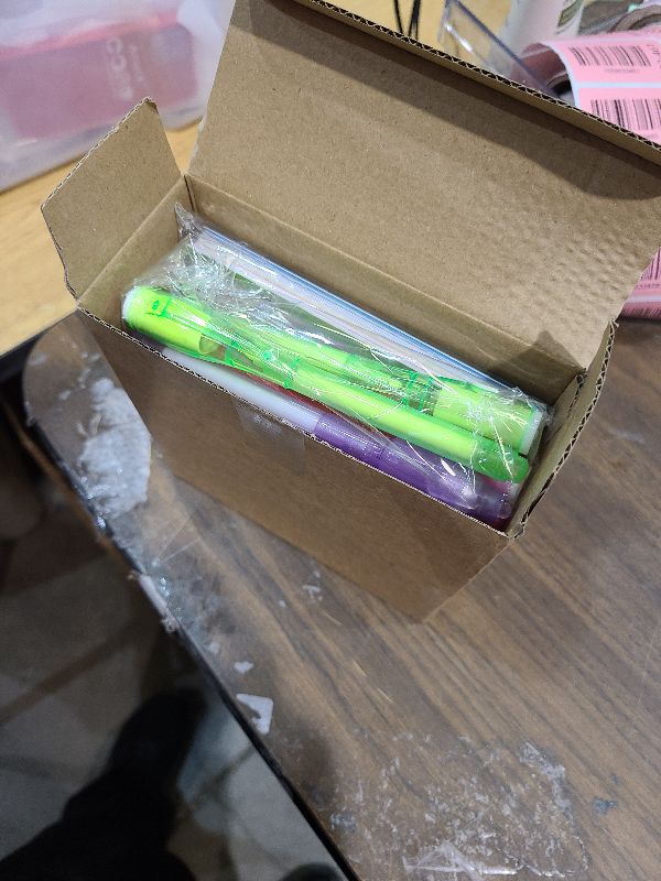 Photo 1 of 24 Pack Valentines Day Gifts for Kids Classroom LED Invisible Ink Pen with Valentines Cards for Kids School, Spy Pen Magic Gifts Valentines for Class Exchange Cards Prizes Party Favors for Boys Girls