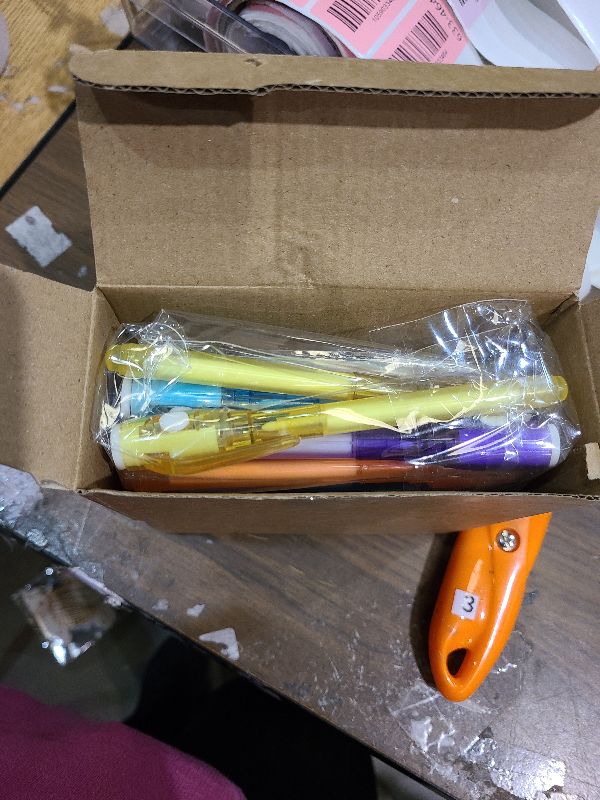 Photo 1 of 24 Pack Valentines Day Gifts for Kids Classroom LED Invisible Ink Pen with Valentines Cards for Kids School, Spy Pen Magic Gifts Valentines for Class Exchange Cards Prizes Party Favors for Boys Girls