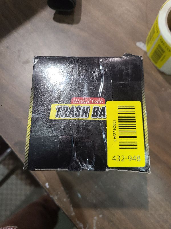 Photo 1 of 100 Count 17 Micron Extra Heavy Duty 4 Gallon Trash Bags, Sturdy & Tear-Resistant Small Trash Bags for Bathroom & Kitchen