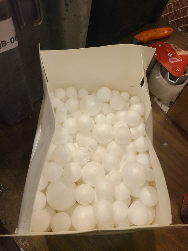 Photo 1 of 240 Pack Foam Balls -Craft Balls DIY Home, School Craft Project -240 Bulk Foam Balls, 4 Sizes .8’’, 1.2’’, 1.6’’, 2’’ Inches
