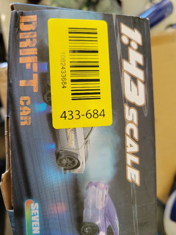 Photo 1 of 1:43 Scale Mini Racing Drift Car Model?2.4GHz Remote Control Car, 4WD High Speed Race with Lights,Racing Tires,RC Toys Hobbyist Gift for Adults, Kids, Boys, Girls (Purple)