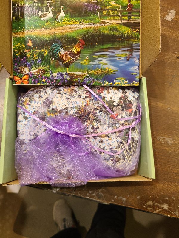 View 2 of 1000 Piece Puzzle for Adults - Country Clubhouse Puzzle for Adults Children - Recycled Paper Jigsaw Puzzle 1000 Pieces - Fun and Challenging Family Game Great Gift Idea, 28 * 20 in