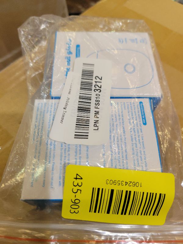 Photo 1 of 2 Pcs Universal Automatic Fingernail Grinder, 2026 Portable 3 in 1 Electric Nail Clippers with LED Light & 3 Speeds, Silent Auto Fingernail Cutter and Polishing Trimmer