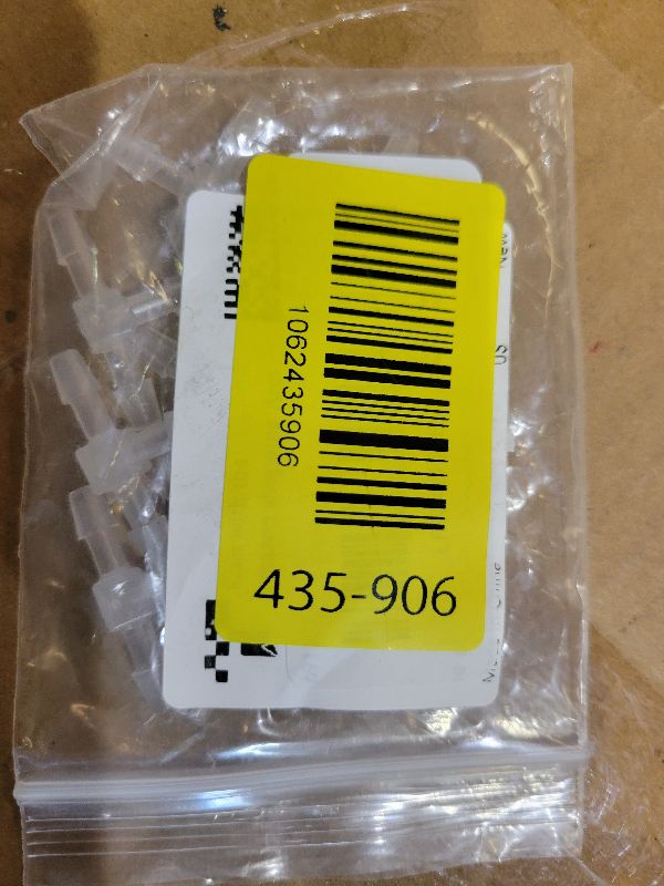 Photo 1 of 10 Pcs 1/8" Tee Connector 3 Way Equal Splicer Tee Fitting Hose Barb Splicer Plastic Hose Splitter Barb Tees Tube Adapter Fittings for Air Line Aquarium T Connector