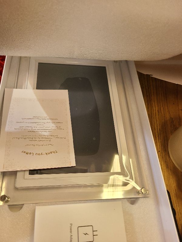 Photo 1 of 10.1inch Acrylic Digital Picture Frame, WiFi Digital Photo Frame with 16GB Large Capacity HD IPS Touchscreen,Auto-Rotate, Share Photos/Videos Instantly Via Frameo App from Anywhere