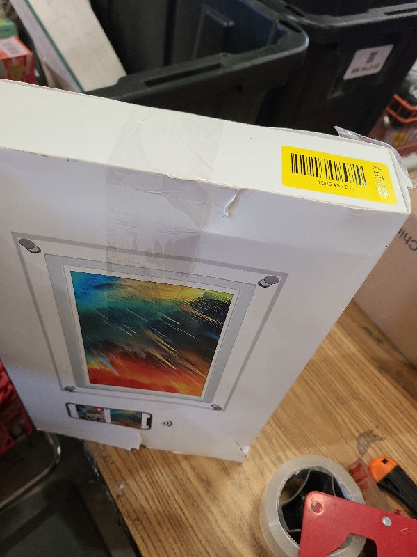 Photo 1 of 10.1inch Acrylic Digital Picture Frame, WiFi Digital Photo Frame with 16GB Large Capacity HD IPS Touchscreen,Auto-Rotate, Share Photos/Videos Instantly Via Frameo App from Anywhere