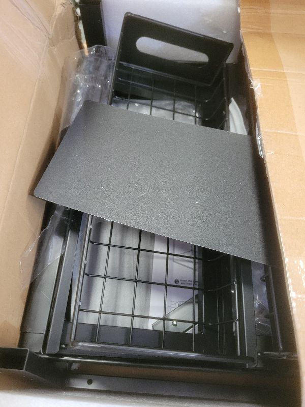 Photo 1 of 1 Pack-16"-26"W Expandable Under Sink Organizer With Upgrade Ball-Bearing Slide,2-Tier Pull Out Under Cabinet Organizer Height Adjustable,Not Suitable For Cabinets With Partitions In The Middle