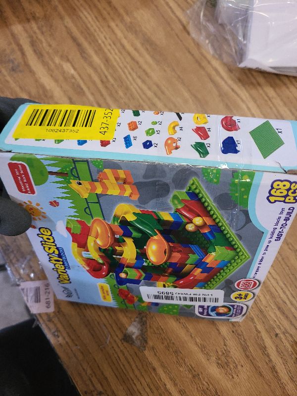 Photo 1 of 168 Pcs Mini Marble Run Building Blocks Classic Blocks STEM Toy Bricks Set Kids, Assemble Different Building Block Models for 3+ Boys Girls Toddlers