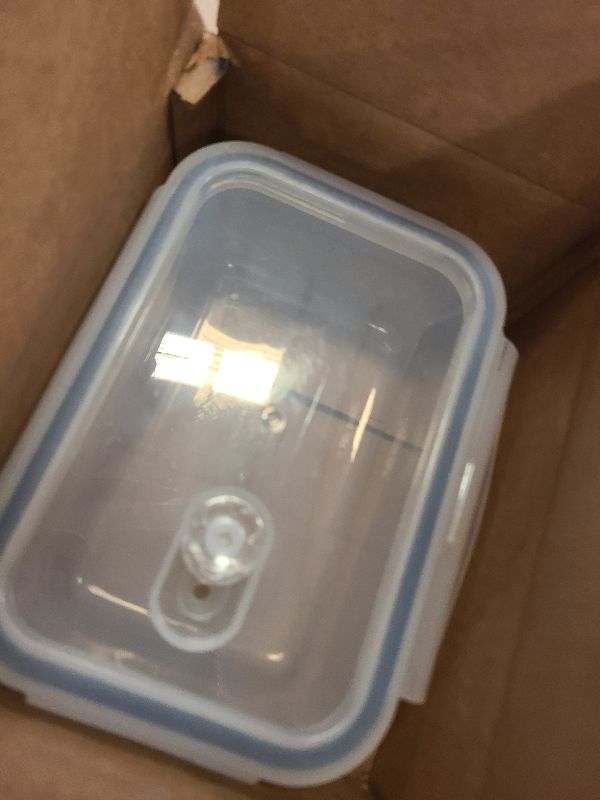 Photo 1 of 1790 Glass Meal Container with Lid (Rectangle, 3.4 Cups (800 ml)
