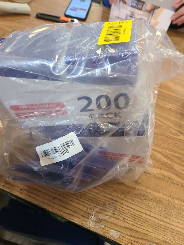 Photo 1 of 2000 Card Sleeves Top Loaders for Cards, 3" x 4" Hard Plastic Toploaders, Baseball Card Protectors, Trading Card Holder for Football Sports Cards (1000 Toploaders + 1000 Penny Sleeves)