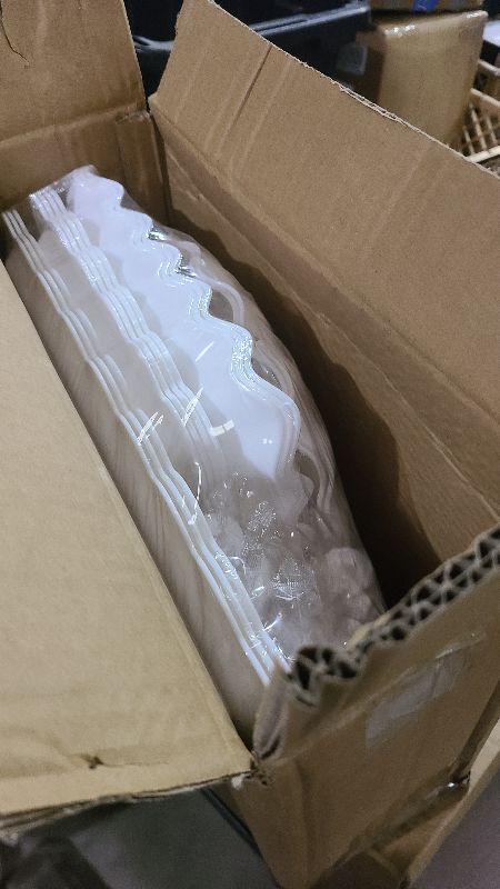 Photo 1 of 12Pcs Dessert Table Display Set, Cupcake Stand, 3-Tier Cup Cake Tower Stands & 2-Tiered Cake Holder, Treat Food Platters Serving Trays for Tea Party, Baby Shower, Bridal, Wedding, Birthday, Plastic