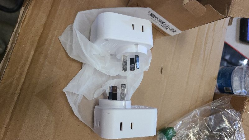 Photo 1 of 2 Pack US to Australia Power Plug Adapter, HANYCONY New Zealand Power Adapter 4 Outlets 4 USB Ports(2 USB C), Type I Plug Adapter for USA to Australian AU China Argentina Fiji Cruise Travel Essentials